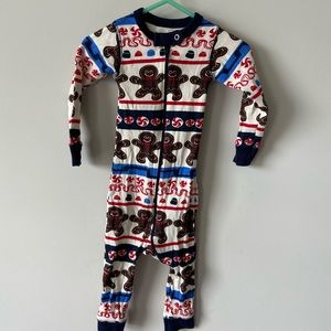 Lazy ones sweet cheeks gingerbread pajamas 12 month Christmas